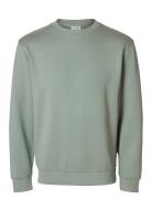 Slhemanuel Soft Crew Neck Sweat Noos Green Selected Homme