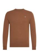 Extrafine Lambswool C-Neck Brown GANT