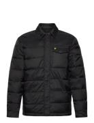 Wadded Collared Jacket Black Lyle & Scott