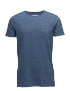 Mouliné O-Neck Tee S/S Blue Lindbergh