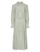 Yaskaya Ls Long Shirt Dress S. Noos Green YAS