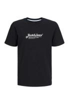 Jjbeau Tee Ss Crew Neck Jnr Black Jack & J S