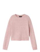 Nlflodet Ls Short S Knit Pink LMTD