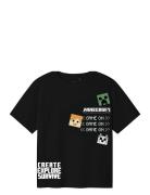 Nkmjafar Minecraft Nreg Ss Top Box Bfu Black Name It