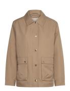 Cotton Twill Jacket Beige GANT