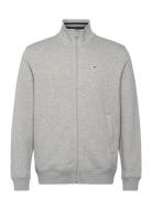 Tjm Reg Fleece Zip Thru Ext Grey Tommy Jeans