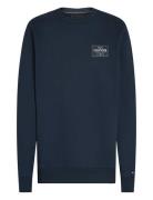 Monotype Label Sweatshirt Navy Tommy Hilfiger