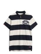 Vintage Athletic Jersey Polo Navy Superdry