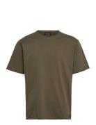 Raw Edge Relaxed Fit T-Shirt Khaki Scotch & Soda