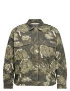 Carcava Aop Jacket Otw Khaki ONLY Carmakoma