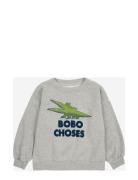 Talking Crocodile Sweatshirt Grey Bobo Choses