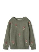 Benna Mushroom Pullover Green Fliink