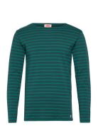 Breton Striped Shirt Héritage Green Armor Lux