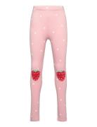 Leggings Strawberry Kneepatch Pink Lindex