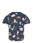 Top Ss Moomin Aop Blue Lindex