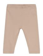 Leggings Rib Newborn Beige Lindex