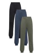 Trousers Basic Solid 3 Pack Patterned Lindex