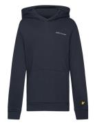 Script Embroidered Hoodie Navy Lyle & Scott