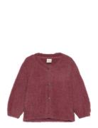 Cardigan Knitted Burgundy Lindex