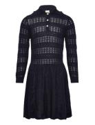 Pointelle Dress Navy FUB