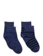 Gant Striped Socks 2-Pack Navy GANT