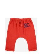 Baby Bc Vintage Terry Harem Pants Red Bobo Choses