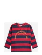 Bobo Circle Stripes T-Shirt Red Bobo Choses