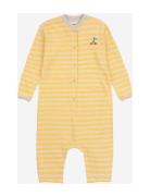 Baby Stripes Terry Overall Yellow Bobo Choses