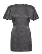 Short Sleeve Mini Dress Grey ROTATE Birger Christensen