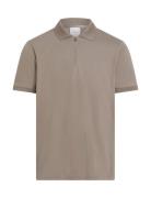 Liquid Touch Welt Zip Polo Calvin Klein