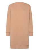 Shield C-Neck Sweat Dress Beige GANT