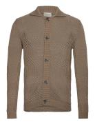 Crochet Cardigan Brown Lindbergh