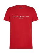 Tommy Logo Tee Red Tommy Hilfiger