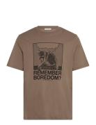 Wwbobby Penseur T-Shirt Brown WOOD WOOD