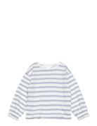 Striped Cotton T-Shirt White Mango