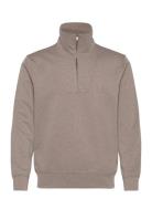 Regular-Fit Zip-Neck Sweatshirt Brown Mango