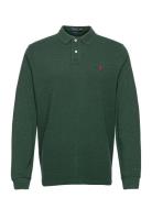 Custom Slim Fit Mesh Polo Shirt Green Polo Ralph Lauren