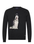 Dog-Intarsia Cashmere Sweater Black Polo Ralph Lauren