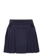 Pleated Ponte Skort Blue Ralph Lauren Kids