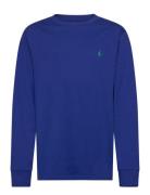 Cotton Jersey Long-Sleeve Tee Blue Ralph Lauren Kids