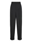 Wool Wide-Leg Tuxedo Pant Black Polo Ralph Lauren