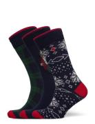 Polo Bear Trouser 3-Sock Gift Set Black Polo Ralph Lauren