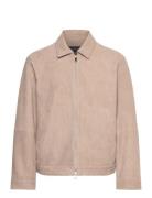 Dusty Suede Jacket Beige Lexington Clothing