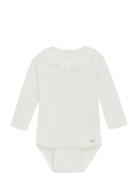 Body Ls Rib White Minymo