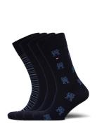 Th Men Sock 4P Giftbox Navy Tommy Hilfiger