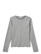 Petriciasy Pointelle Longsleeve Tee Grey Sofie Schnoor Young