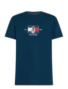 Hilfiger Flag Sailing Tee Navy Tommy Hilfiger