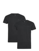 C-Neck T-Shirt 2-Pack Black GANT