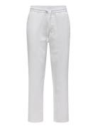 Onssinus Loose 0007 Cot Lin Pant Noos White ONLY & SONS