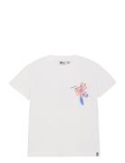 T-Shirt Flower Artwork White Daily 7